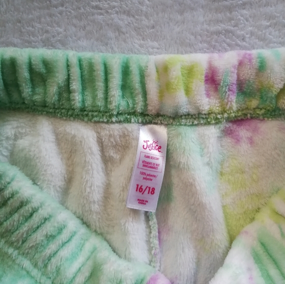 Justice Unicorn and Hearts Pajama Bottoms - Picture 2 of 4